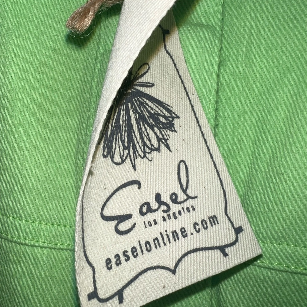 Easel Lime green large shacket - Picture 11 of 12